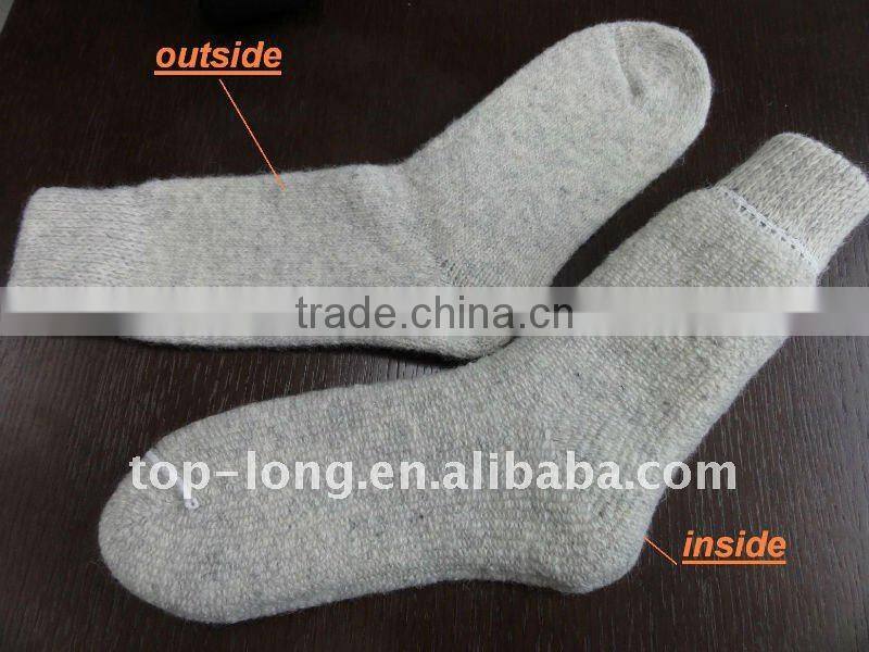 75% Merino wool kint thick socks men/Ski socks