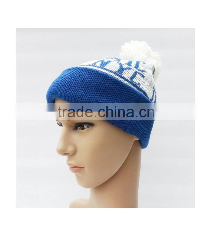 New design Professional baby pom pom beanie