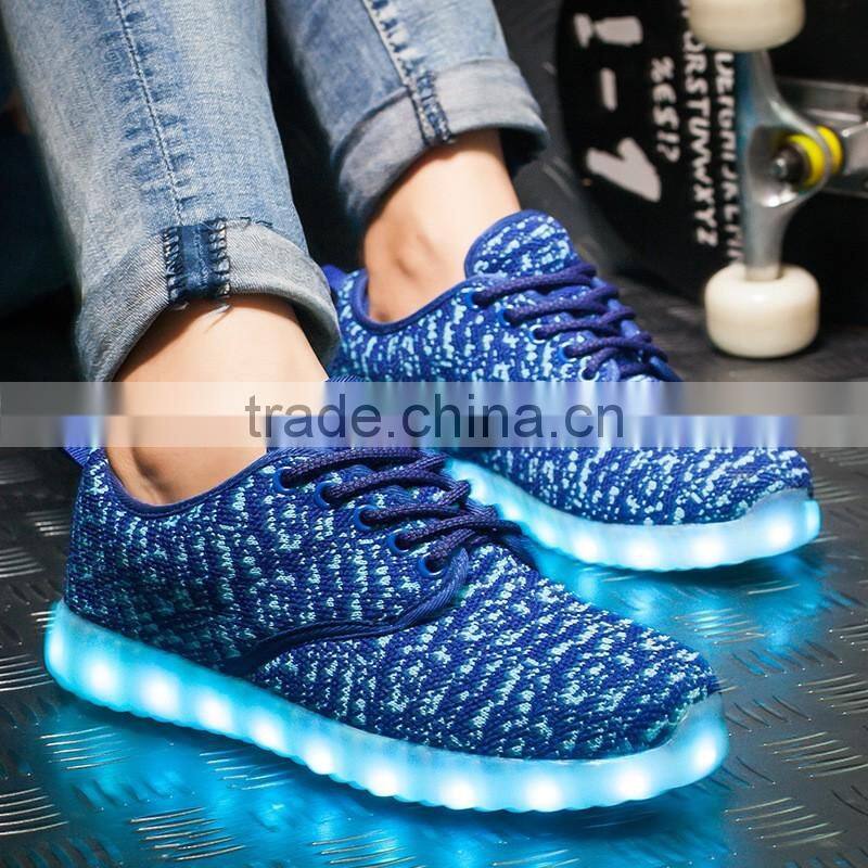 HFX0337 Rechargeable Casual Yeezy For Adult Lighting led Shoes