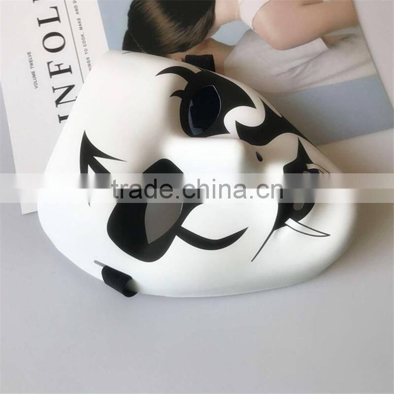 New arrivel Fashion Party mask unique funny halloween ghost mask Hand-painted hip-hop mask