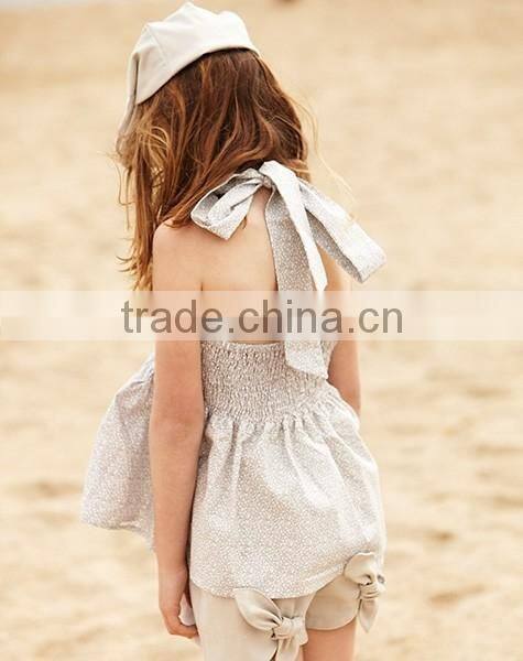 2016 High Quality Girls Fancy Top And White Sleeveless Top Design