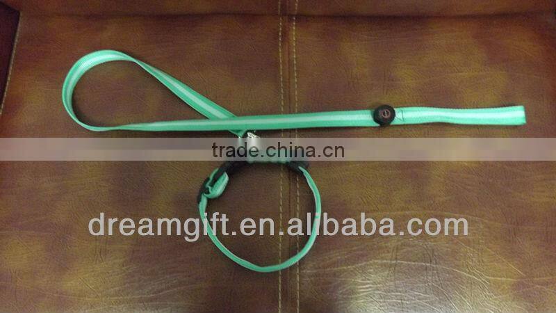 2015 with 9 pcs LED light cute pet parts flashing Led leashes