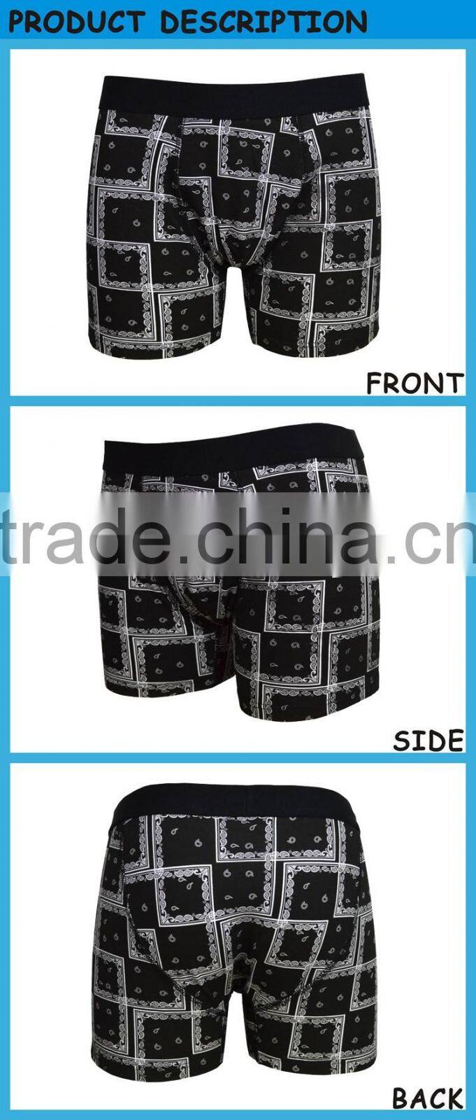 China Factory Directly Sale Mens Cotton Boxer /Breathable Boxer Briefs For Men