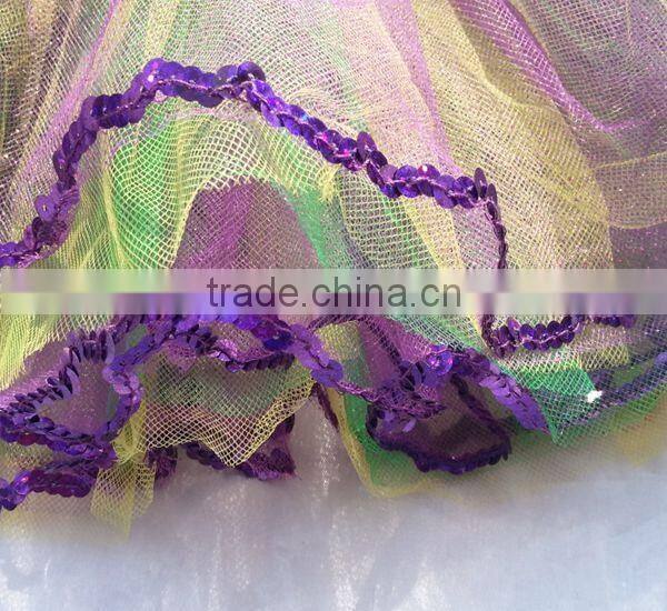 5layer wholesale rainbow fluffy adult tutu skirt