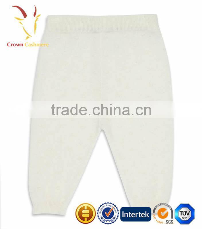 Spring Autumn 100% Baby Cashmere Pants Trousers