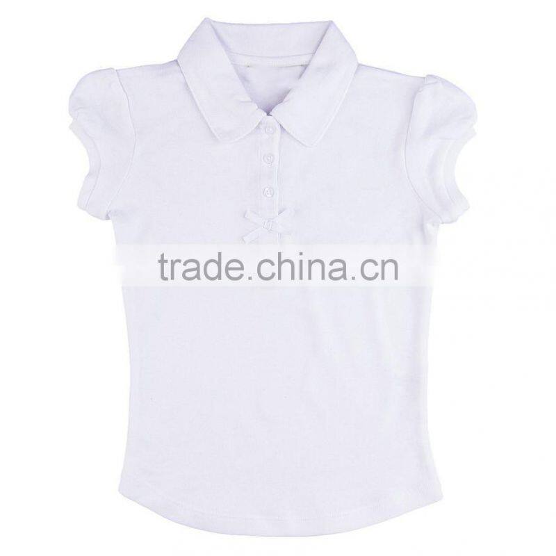 2016 girls latest design fashion polo shirts golf dri fit polo shirt