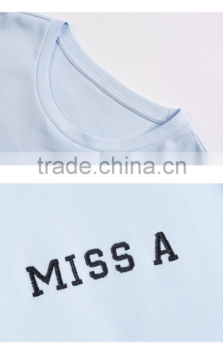 Custom longline t shirt printing women t shirt manufacturer bangladesh