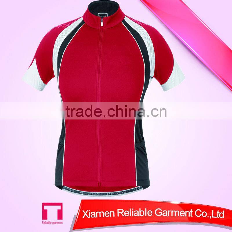 2016 New design top quality of cycling jersey pink for OEM&ODM alibaba sports
