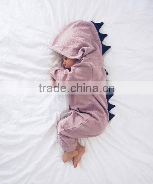 Hallowmas fancy baby clothes romper long sleeve dinosaur kids pajamas customized