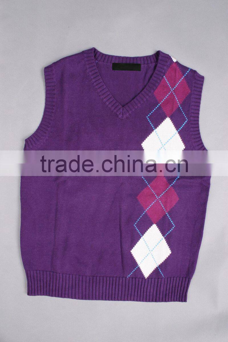 Wholesale Men Argyle Sweater Vest