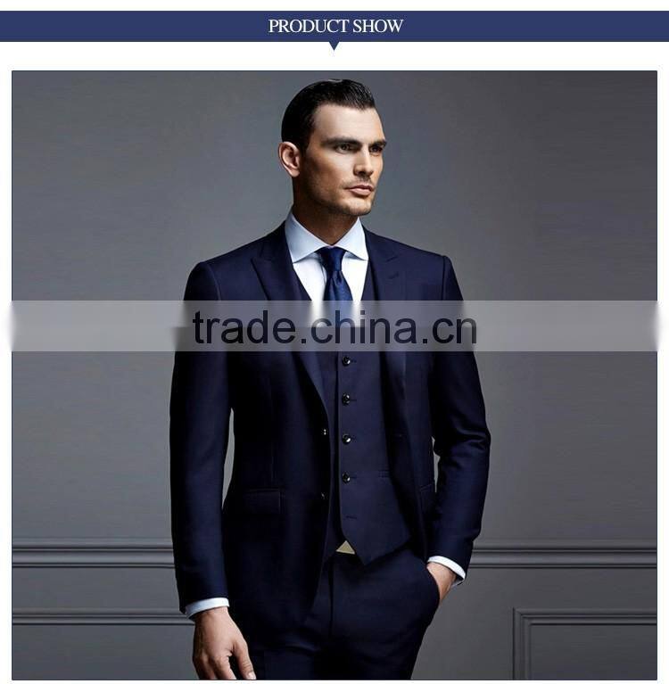 Top Sale Man Business Blue Coat Pant Men Suit