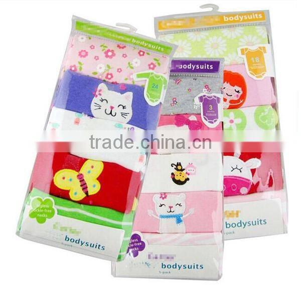 5pcs short- sleeve romper sets, Baby Gift Set New Born Gifts Box Set Baby clothing baby girl's Rompers