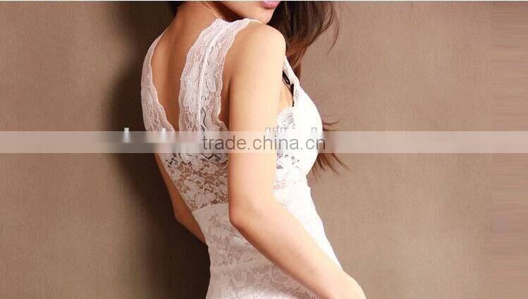 Fashion sleeveless dresses for women summer slim sexy lace ladies dress 2016