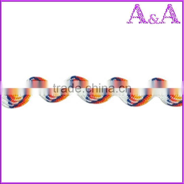 2014 new products wave ribbon zig zag grosgrain ribbon