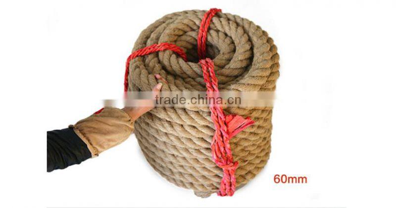 good quanlityLighting hemp rope diy rope rough rope wholesale natural jute rope