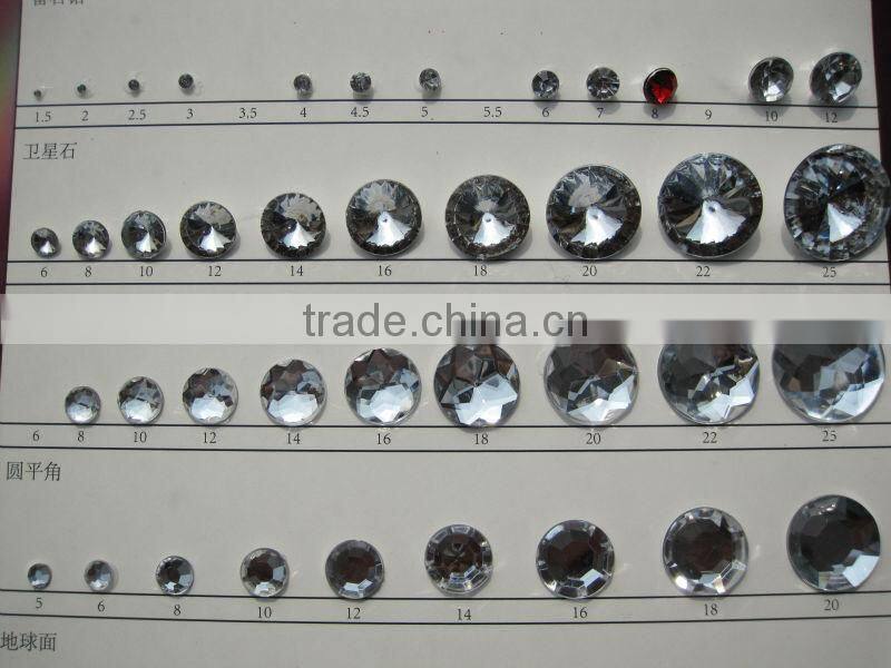 Flat Back Acrylic Rhinestone