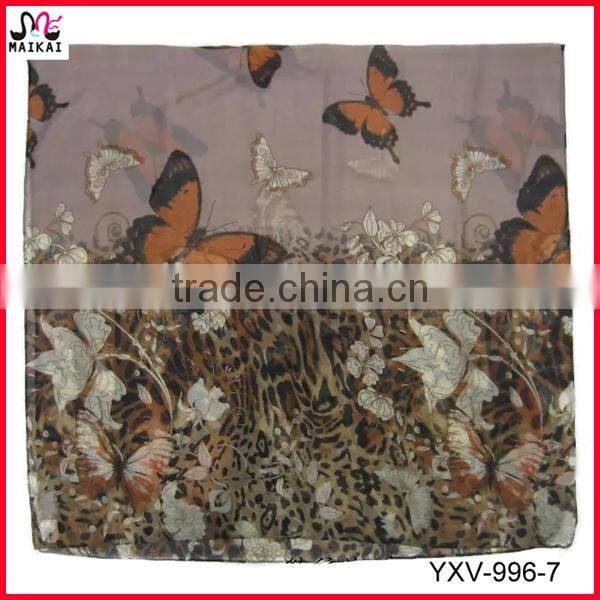 New design winter fashion heart printed muslim scarf