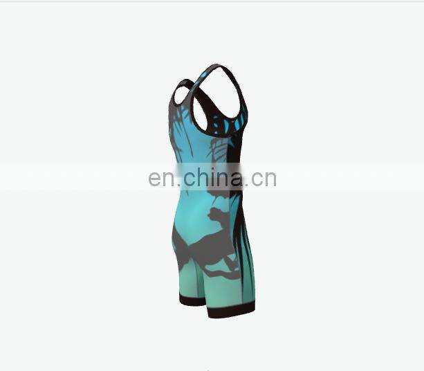 Sublimation Quick Dry New Wresting Singlet