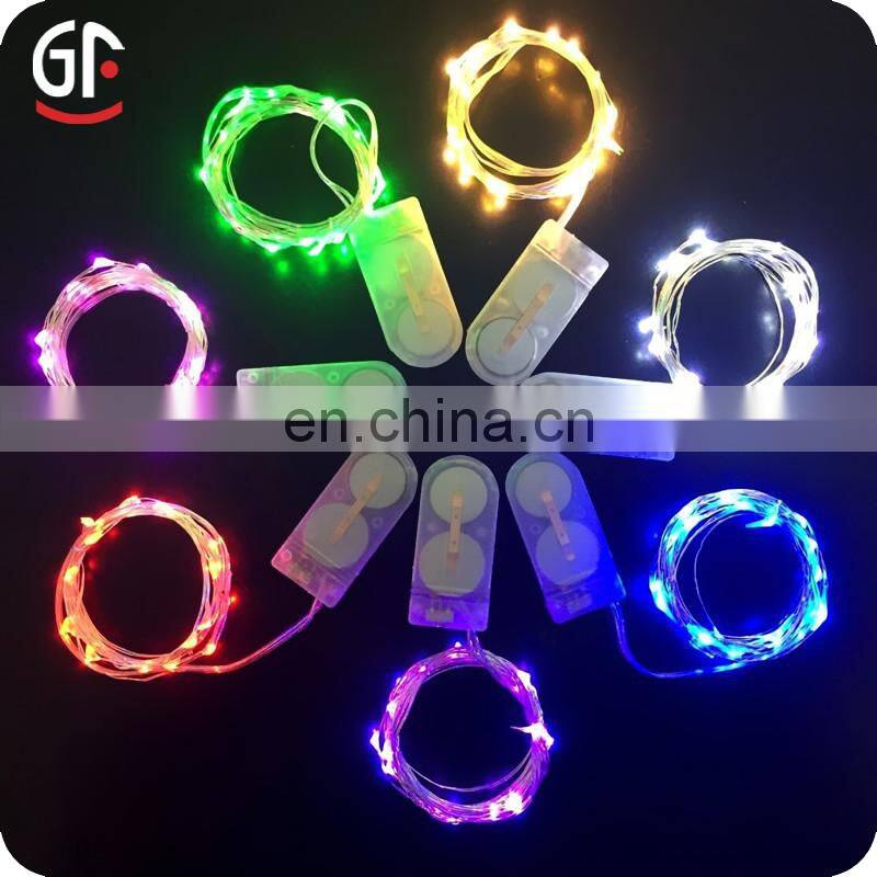 Weedding Decor Battery Case Star Shaped Copper String Lights