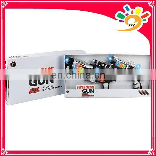Boy gun toys , Plastic electric space toy gun with flashing light and music