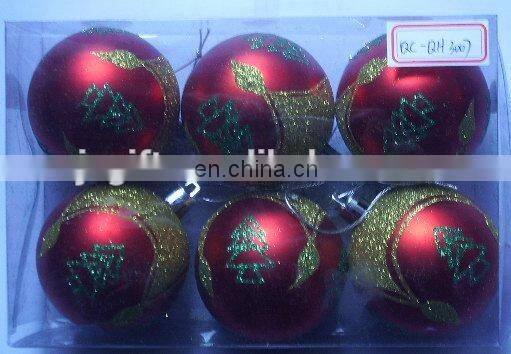 Plastic Christmas Ball Decoration in High Quality