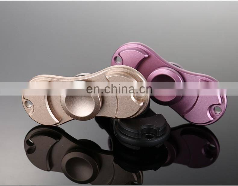 Wholesale hot selling 2 bearings fidget spinner finger toy 2017