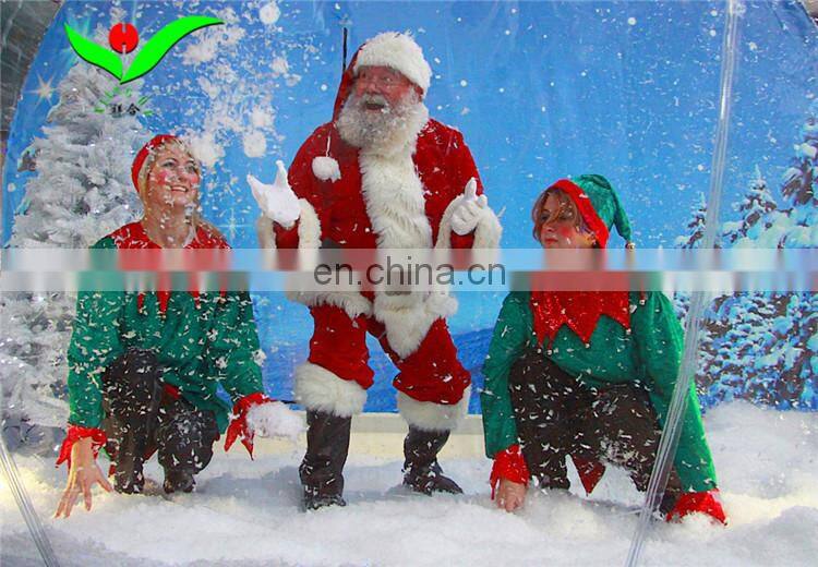 Giant santa claus christmas inflatable human size snow globe sale