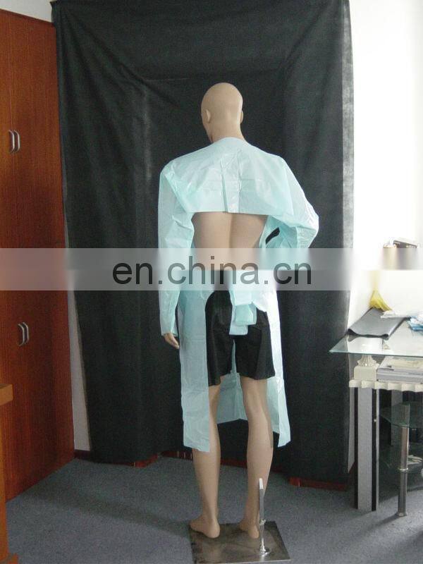 Isolation Disposable Surgical CPE Gown/PE Working Gown