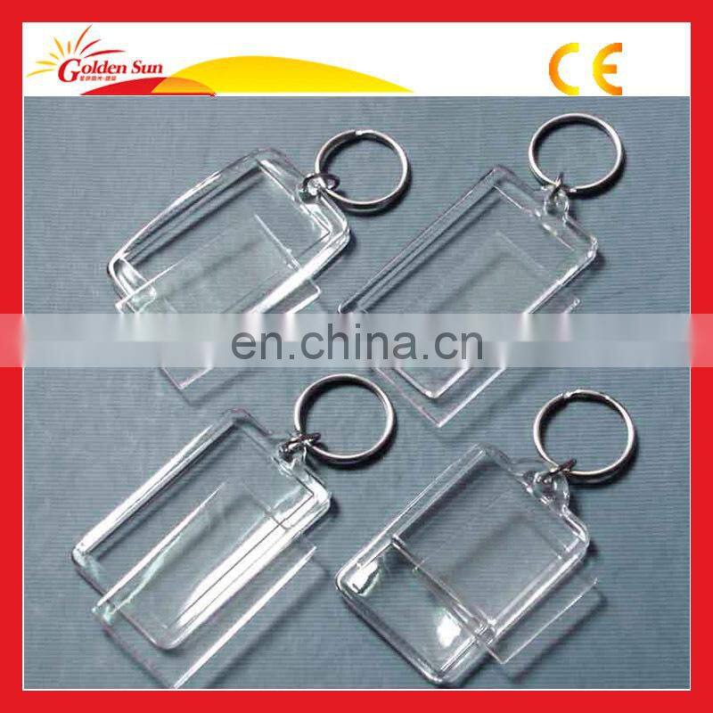 Promotional Customized Cheap Acrylic Keychain Blank Photo Frame/Acrylic Frames Keychain
