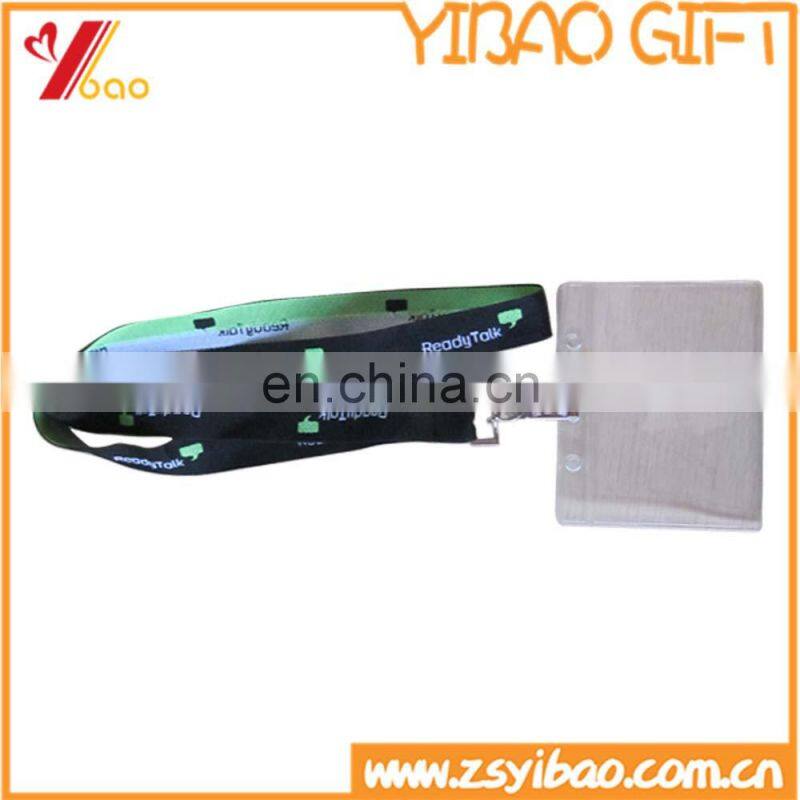 Alibaba wholesale custom polyester detachable cell phone neck lanyard