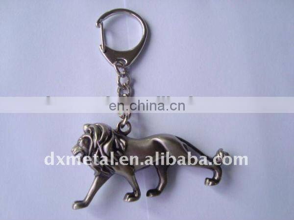 3D standing lion key chain lion keyring