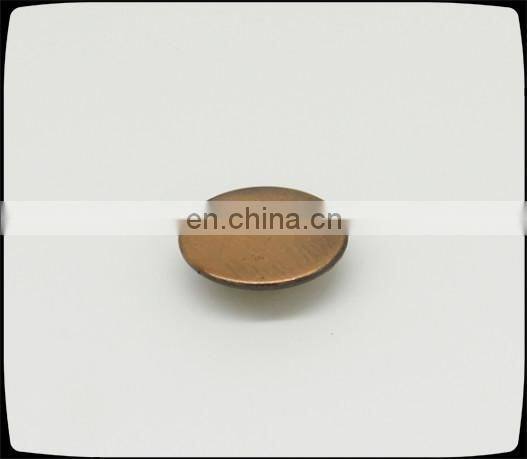 wholesales brushed antique copper metal snap buttons