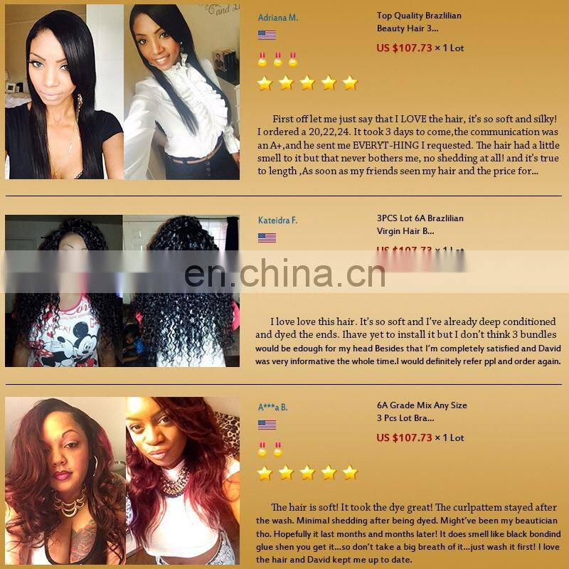 Ideal hair White Women Human Hair Ponytail Kinky Straight Hair Weft