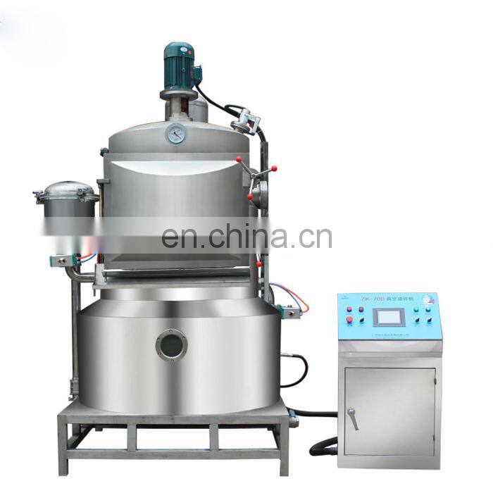 Stainless Steel Vacuum Vegetable Frying Machine In The Restaurant