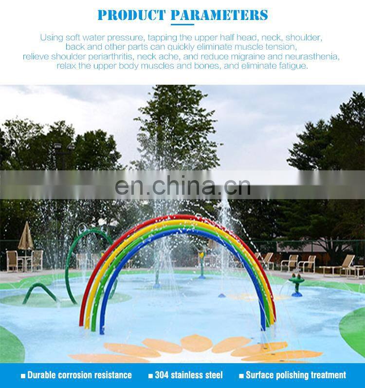 Cheap Price Rainbow Color Funny Impactor Water Park Kids Spa Equipment