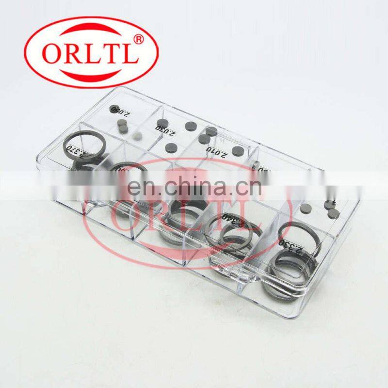 ORLTL Adjusting Washers Shims Gaskets Fuel Injector Washers Diesel Engine Injector Size 1.20mm-1.29mm