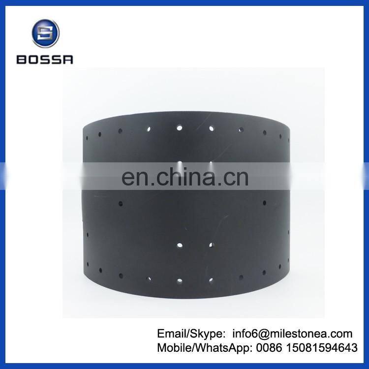 Casting oil brake shoe 220mm for Japanese truck