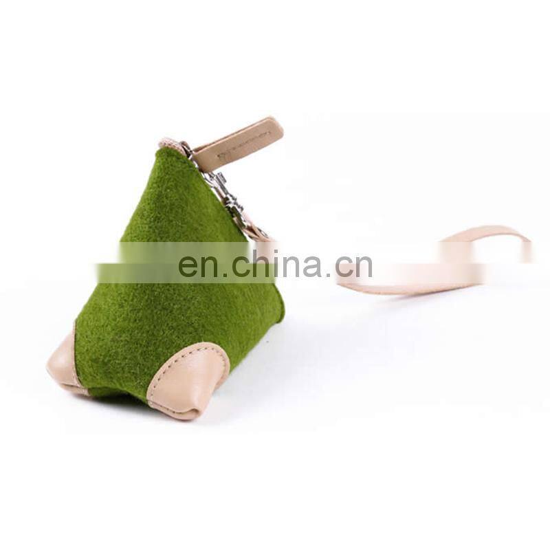 custom coin felt purse