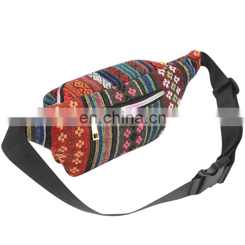 Bohemia Woman Waist pockets Girls Purses Travel Candies Bags 5Colors