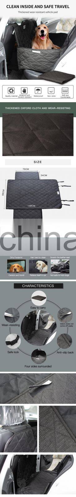 More Size Wholesales Fashionable Luxury Waterproof Pet Dog Blanket Car Pet Seat Cover Booster For Pet Dog Cat Cars