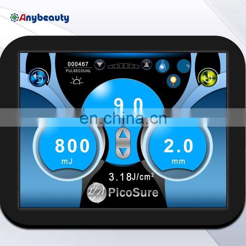 Hot Sale beauty machine nd yag picosecond laser tattoo removal skin whitening remove freckles remedy