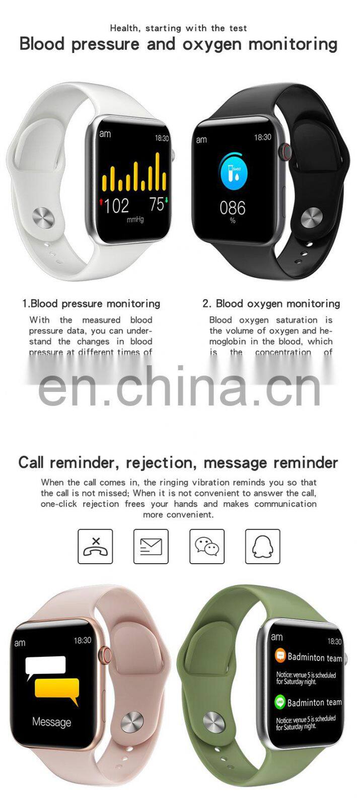 2020 Newest Products body temperature smart watch bracelet waterproof man relojes inteligentes bluetooth smartwatch sport band