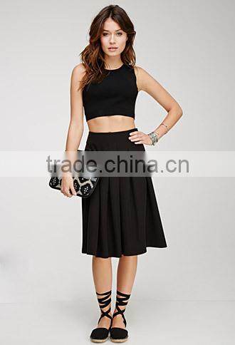 Popular hepburn wind A-line Ladies' Pleated Skirt for Women