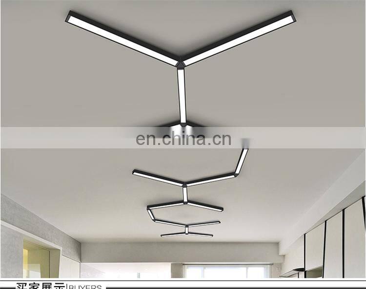 High Quality Aluminum 0.6M 1.2 Meter Long Black White Linear Lighting Fixture, LED linear light