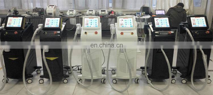 Professional 3 waves soprano hielo platino laser hair removal machine cabezal laser diodo soprano