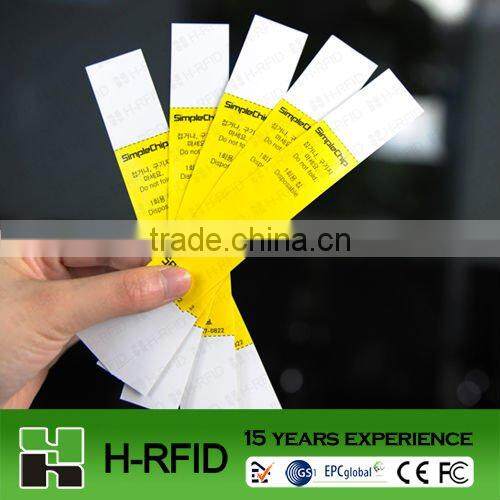 Paper RFID UHF Tag in shoe for sports meeting -15 years experience