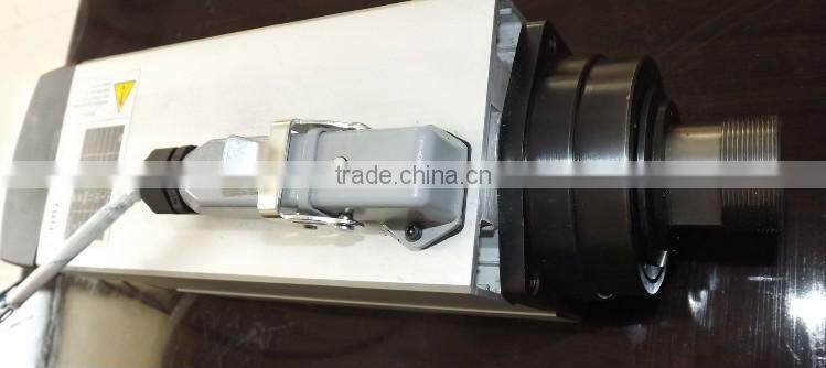 4.5kw square air cooling spindle motor for wood carving and engraving