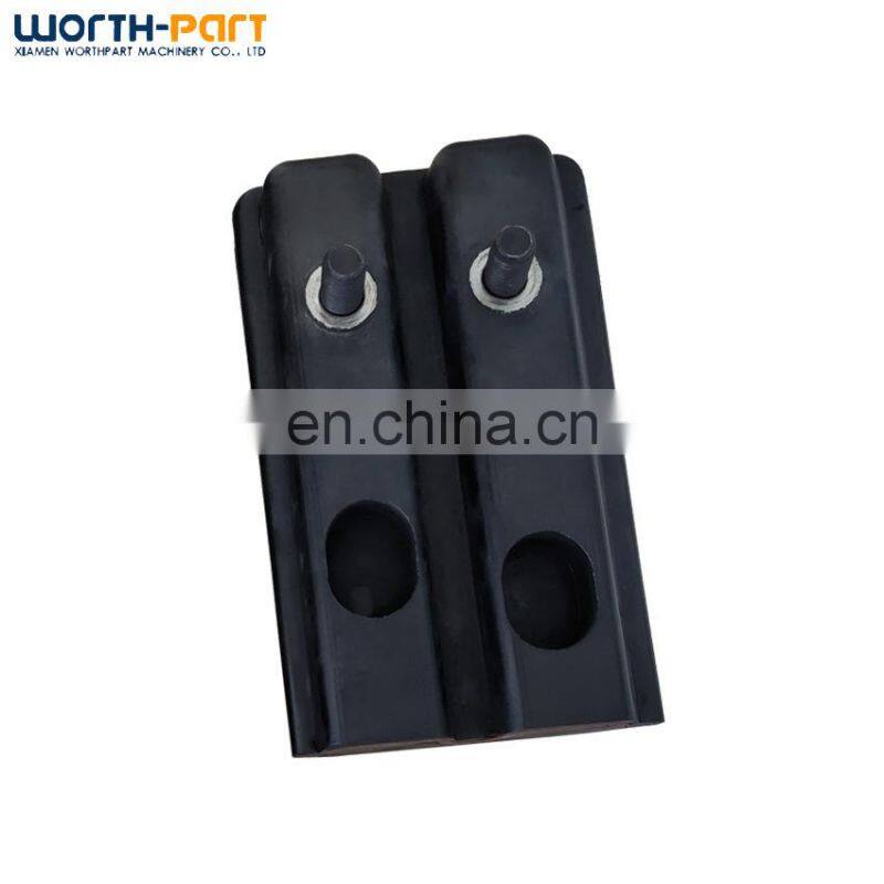 210LC-7 Excavator Parts Clip On Rubber Track Pad Track Plate 600mm
