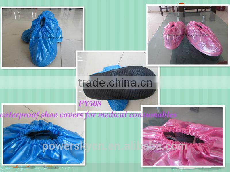 Transparent rain-proof shoe cover man galoshes with high quality