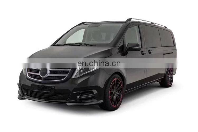 W447 body kits fit for V-class W447 B style w447 kit Front lip Rear diffuserBumper LED light LED light cover Muffler tips